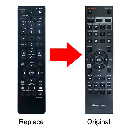 VINABTY 076E0RX011 Remote Control Replced Fit for Pioneer BLU RAY Player XWNAV1K XW-NA1K-K XWNAV1KK - Image 4