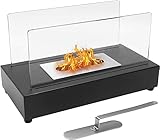 Tabletop Fire Pit, Portable Alcohol Fireplace Indoor Outdoor, Bio Ethanol Ventless Fire Pit, Mini Fi