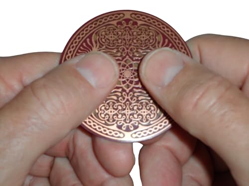 Expand Magnetize Your Life Force & Aura, Connect w/Divine Blueprint, Blue Moods & Sadness Support Powerforms Geometric Copper Healing Antenna Soul Activator 2.25