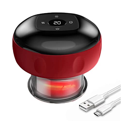 Longco Electric Cupping Therapy Machine,5 In 1 Smart Vacuum Scraping Cupping Set,24 Massage Modes Rechargeable Cupping Massager For Shoulder,Back And Neck Electric Gua Sha Cupping Massage Tool #TOP14