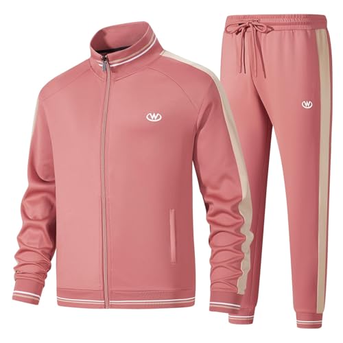 Men's Casual Tracksuits Long Sleeve Jogging Suits Sweatsuit Sets Track Jackets and Pants 2 Piece Outfit