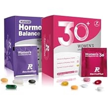 RevitaPlus Womens Complete Balance Bundle Daily Multivitamin Pack + Hormone Balance Pack Nutritional Foundation & Botanical Balance System for Mood, Immune, Energy & Cycle Comfort