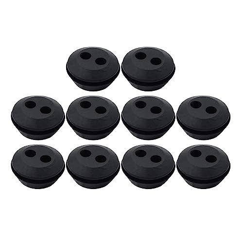 MERIGLARE 燃料タンクグロメット 燃料ガスタンクグロメット 2穴 燃料油パイプホース 草刈り機用ゴムワッシャー トリマー刈払機アクセサリーパーツ