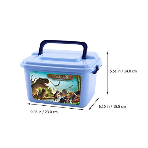 Toyvian Brinquedos de 40 PeÃ§as de Dinossauro Com Estatuetas de Dinossauros Realistas Sortidas Com C