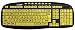 Ezsee Low Vision Keyboard Large Print Yellow Keys By Ergoguys
