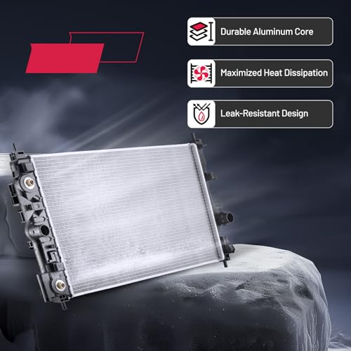 Image of BDFHYK 13197 Aluminum Radiator for Chevy Cruze 2011-2015