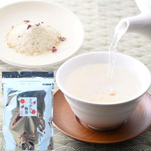 博屋 とうがらし梅茶 スティック 粉末 個包装 業務用 唐辛子梅茶 唐辛子茶 唐辛子入り梅茶 ぽかぽか チャック袋入 500g x 2袋