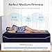 SDHYL King Mattress 10 Inch, Cooling Gel Infused Memory Foam Mattress for Couples, Bed in a Box Mid Firm for All Sleeper CertiPUR-US Certified & Fiberglass Free, Navy