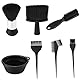 7-teiliges Friseurbürsten & Haarfärbepinsel Set – Friseurbürste, Nackenpinsel, Haarpinsel, Färbepinsel, Farbbehälter – Barber Zubehör für Friseursalon & DIY Haarstyling