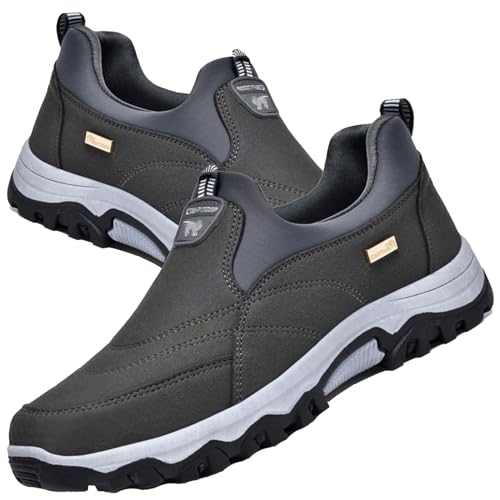 Aocase Chaussures Orthopédiques Pied Large Homme Homme Chaussures de Randonnée Basses Tennis Respirant Légères et Confortables de la Mode de Marche,Gris,45/275mm