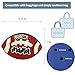TOYORK Bag Charms for Bogg Bag Accessories Decorative Bogg Bag Charms Football Insert Charm for Beach Tote Rubber Beach Bag Accessories