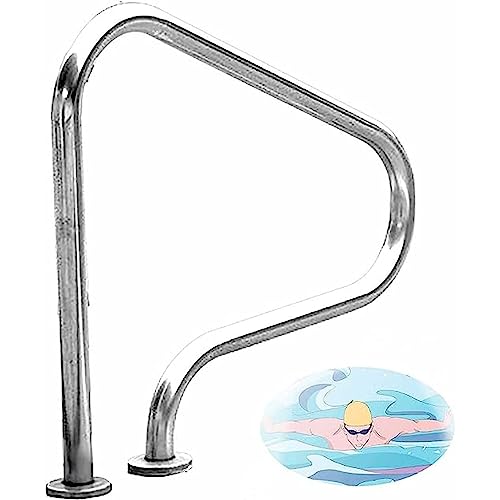 Barandal para Piscina de Acero Inoxidable 304 con Base Rápida miniatura 1