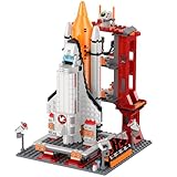 Juguetes del City Space Shuttle, 888 PCS Stem 11 en 1 Espacio Juego de Construcción y Estación Espacial Urbana con Figuras de Astronautas, Regalos Navidad para Niños y Niñas de 6+ Años