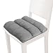 Big Hippo Chair Pads Square Cotton Chair Cushion Soft Thicken Seat Pads Cushion Pillow for Office,Home or Car Sitting 17.7" x 16.9"(Grey)