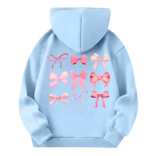Girl Hoodie Kids Sweatshirts Hoodies Fall Fashion Long Sleeve Tops Cute Pullovers With Pocket 3-14 Years3