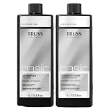 Truss Basic Shampoo e Condicionador Profissional, Hidratante com Creatina e Óleo de Abacate, 1L, Kit com 2 unidades