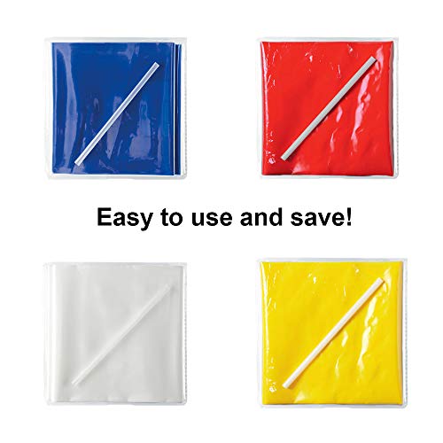 FUN FAN LINE - 10 Pairs Bam Bam Thunder Sticks. Noise Makers for Sporting Events. Cheersticks Boom Sticks for Cheerleading. Noise Sticks for Stadium or Parties. (White)