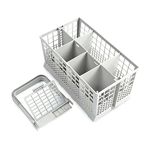 Der Original 2 in 1 universal Besteckkorb für ALLE Spülmaschinen | stabile Steckverbindung | teilbar | variabel platzierbar | 23 * 8,5+4,5 * 13,5cm | hitzebeständiger verstärkter Kunststoff