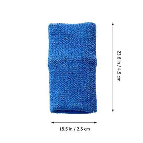 EXCEART 10Pcs Dedeiras Algodão Guardas Dedo Proteção Dedo Elástico Mangas Diamante Fornecimento de P