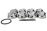 JE Pistons JE PistonsJE Piston, Open Chamber Dome GP, Forged, 4.610 in Bore, 0.043 in x 0.043 in x 3.0 mm Ring Grooves, Plus 43.00 cc