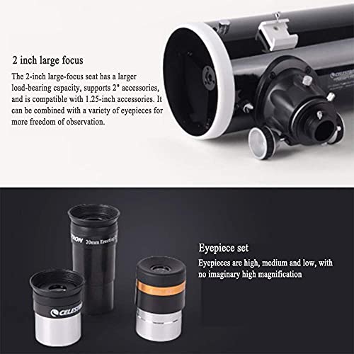 Fernglas Spektive, 130 mm Hd-Teleskope Astronomische Sternenbeobachtung für Vogelbeobachtung, Reisen, Konzerte, Sport… – Bild 5