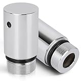 Eumti 39mm Fork Tube 2' Extension Kit Chrome Compatible With Harley Sportster 883 1200 XL Dyna Glide ＆ FXR