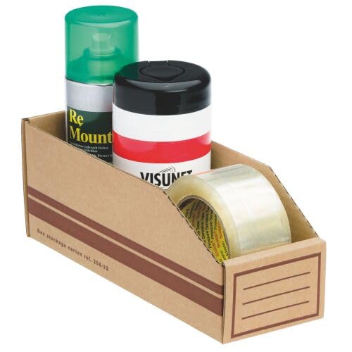 Bac de stockage en carton 3,3L lot de 50 pour rangement