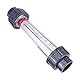 LZS-25 Durchflussmesser, Flow Meter Kunststoffrohr Typ Flüssigkeitsdurchflussmesser 300-3000L / H Wasserrotameter,für DN25 (1) Rohr,≤0.6Mpa, stabile Leistung