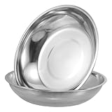 STOBAZA Mechanical Spring Scale Pan Replacement 9.84X9.84X1.96In Weighing Dish for Dial Bench Scale Kitchen Industrial Use