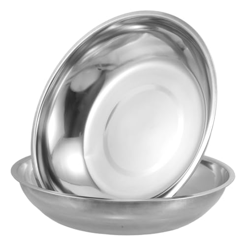 STOBAZA Mechanical Spring Scale Pan Replacement 9.84X9.84X1.96In Weighing Dish for Dial Bench Scale Kitchen Industrial Use