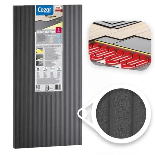 XPS Foam Underlay, 5mm Thickness, for Wood and Laminate Flooring, High Sound and Thermal Insulation (8 Pack (40sqm Coverage))