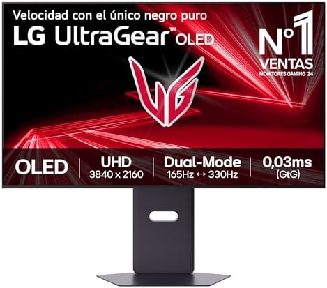 LG 32GX850A-B - Monitor Gaming Ultragear OLED, 32", 4K (3840 x 21...