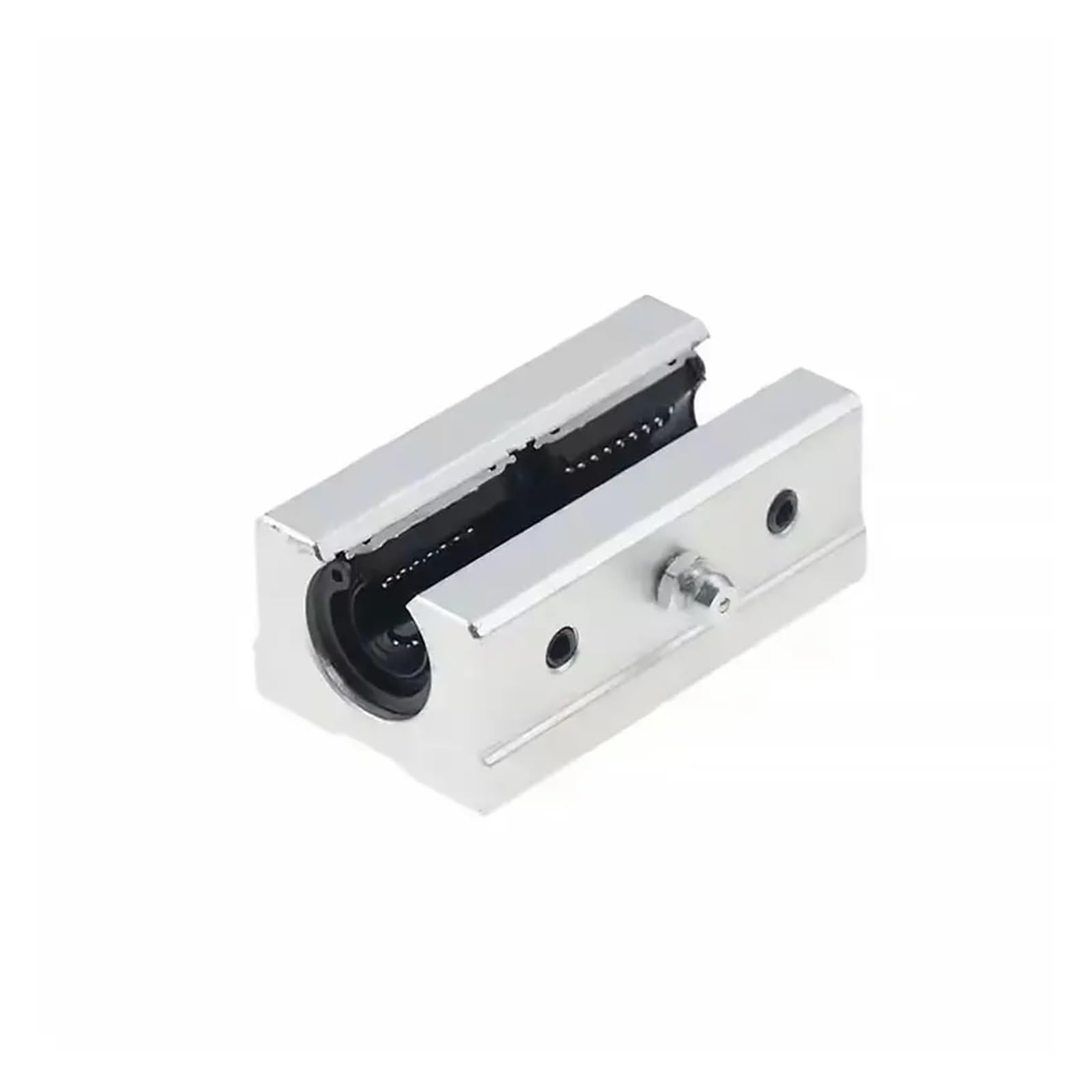 Aluminiumblock SBR12LUU, Kugellager mit linearer Bewegung, 12 mm, Gleitblock, geeignet für die Verwendung der Linearführungsschiene SBR12, CNC, 4 Stück
