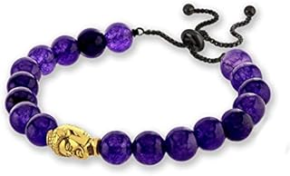 Believe London® Gemstone Bracelet Chakra Bracelet Anxiety Crystal Natural Stone Men Women Stress Relief Reiki Yoga Diffuser Semi Precious