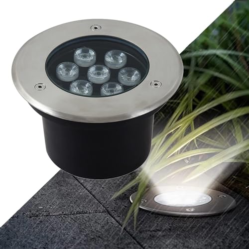 Projecteur basse tension rond IP65 avec éclairage LED au sol longue durée