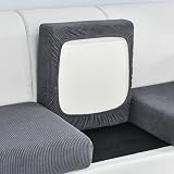 Funda de Cojín de Asiento de Sofá Alta Elasticidad, Protector Cubierta de cojín de Asiento de Sala de Estar, Funda de Muebles Antideslizante y Suave con Fondo elástico(@1,50-70cm)