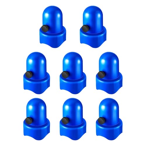 Tapas De Seguridad De La Neta, Topper De La Red De Trampolín, Cubiertas De Poste De Extensión Protectores, Accesorio De Red Segura, Instalación Rápida, Azul, Para La Seguridad Del Trampolín Al Aire Li