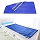 Patienten Gleitlaken, Wiederverwendbares Gleittuch Für Bettlägerige 200 * 100 CM, Gleittuch Für Betttransfer Zum Drehen, Gleithilfe, Schiebeplanen Transferlaken Für Auto, Rollstühle, Bett (Blau)