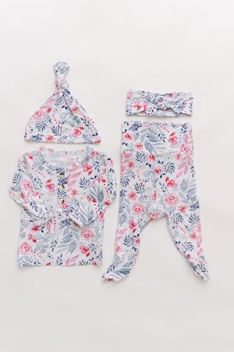 Image of Stroller Society Baby Outfit Set, Soft Baby Clothes, Neutral Newborn Clothes