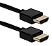 QVS HDT-6F Shielded Video/Audio/Network Cable, HDMI, Black