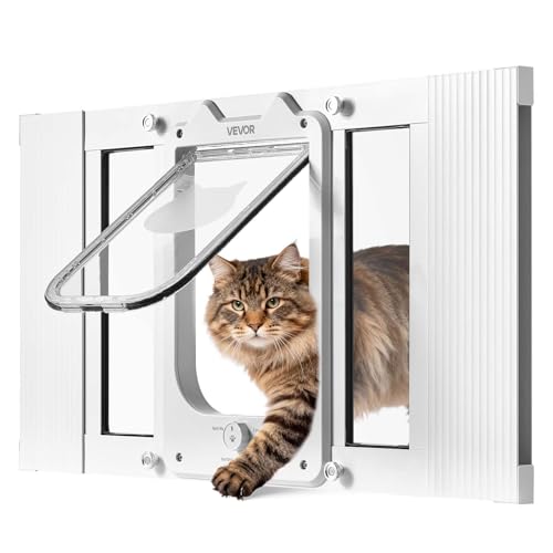 VEVOR Adjustable Cat Door for Window