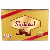 Bombones Suchard, Delicisoso Chocolate con Leche y Arroz Inflado, Caja de 28 unidades - 254 g