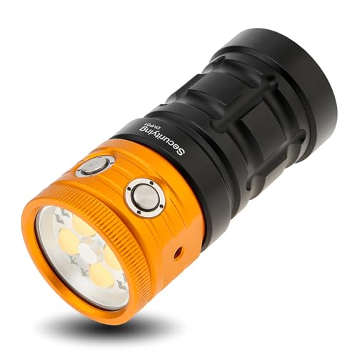 Lampe de plongée 25000 lm contre l'obscurité sous-marine