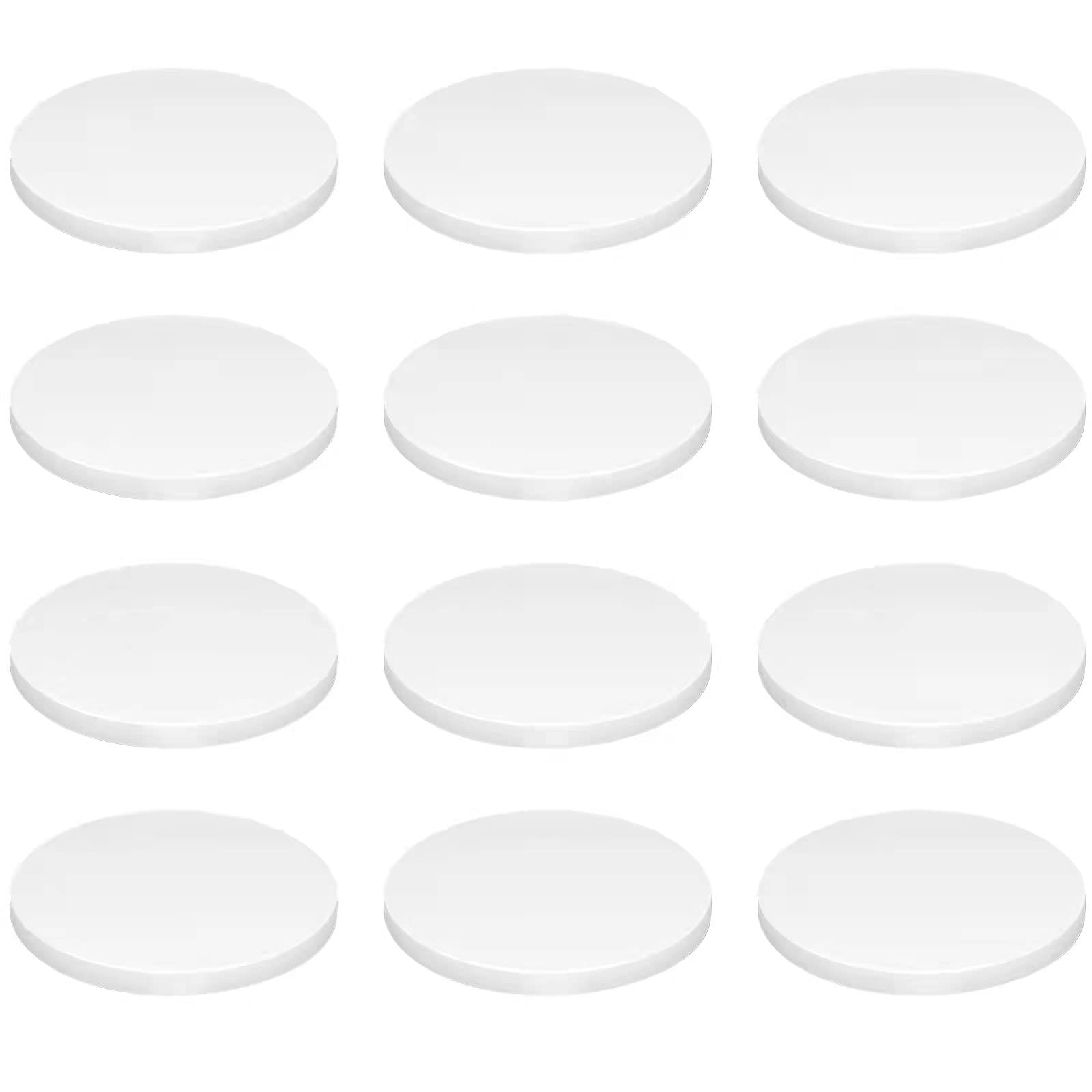 Ceramic White Coralline Coral frag Plugs Coral frag Base Round/Big Size Round/Hexagon (round70mm12pcs)