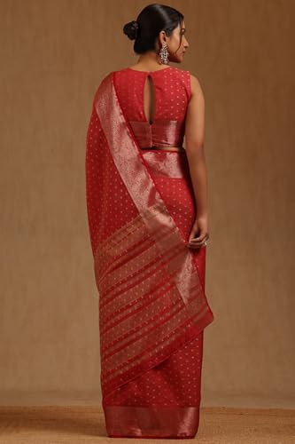 Image of Soch Womens Art Silk Zari Woven Saree
