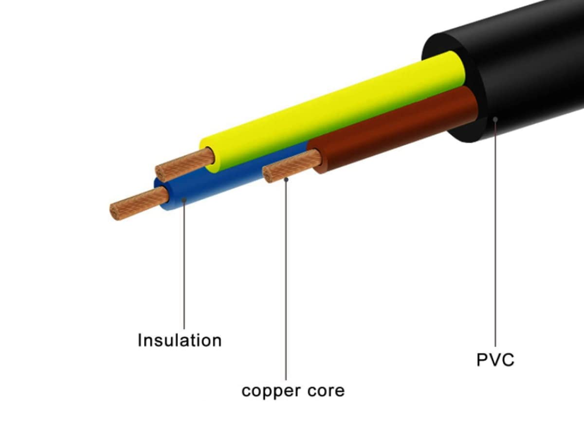Cavo Alimentazione C5 - 150 Cm, Spina Italiana 3 Poli, 10A 220V, Per PC E Elettrodomestici