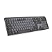 Produktbild Logitech MX Mechanische kabellose beleuchtete Performance-Tastatur, Leise Tasten, Hintergrundbeleuchtung, Bluetooth, USB-C, macOS, Windows, Linux, iOS, Android, Französisches AZERTY-Layout - Grau