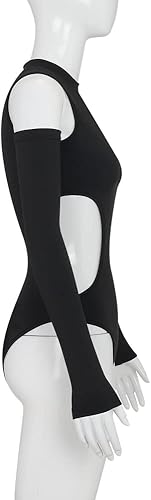 Miniatura 5 de Sexy ahueca hacia fuera manga larga mujer traje verano Y2k Streetwear traje