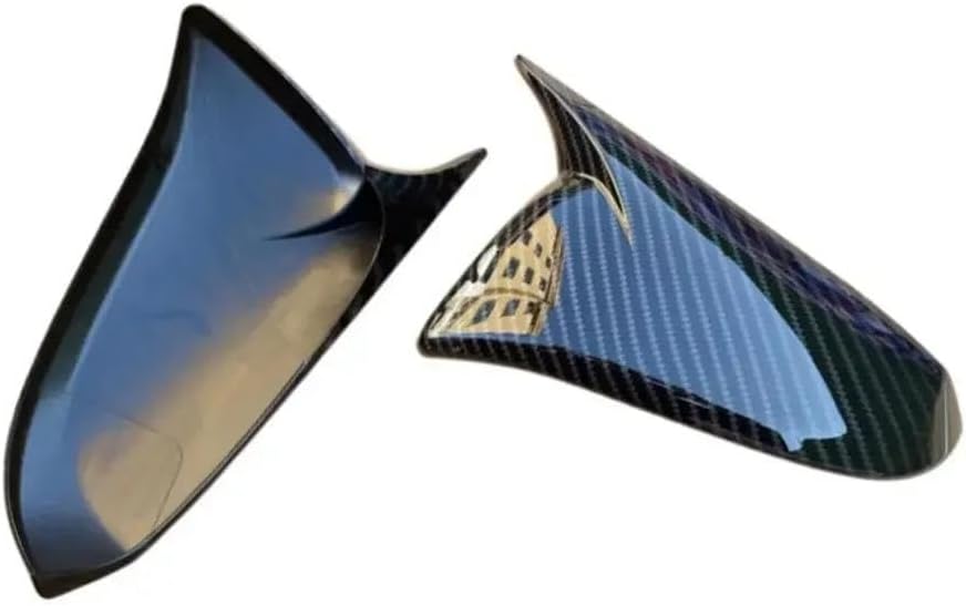 Rear View Mirror Shell Housing for Toyota for Highlander 2014-2020 Car Rearview Side Mirror Cover (Carbon Fiber Look)