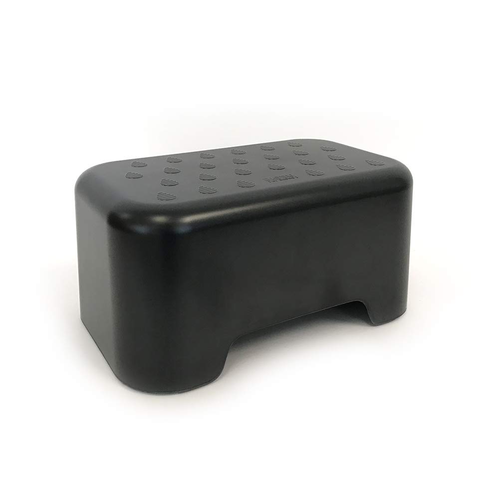 Ekobo BIOBU by Taburete, bambú, Negro, 33 x 21 x 15 cm